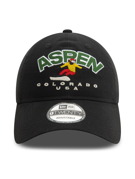 New Era Cepure ar nagu New Era Washed Aspen Ski 9TWENTY 60580870 Melns