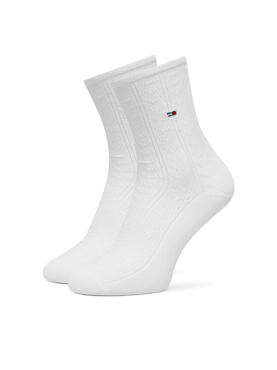 Tommy Hilfiger Skarpety długie Tommy Hilfiger 701238849 Biały