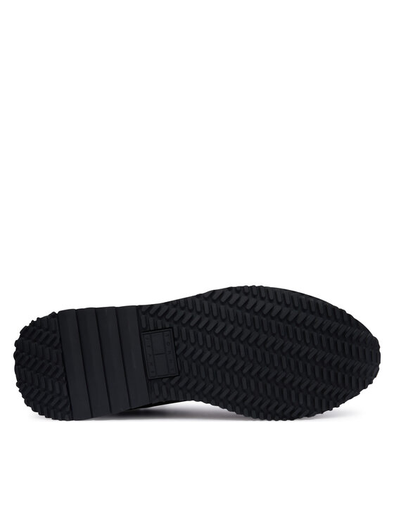Tommy Jeans Snīkeri Tommy Jeans Tjm Eva Runner Mix Material EM0EM01737 Melns