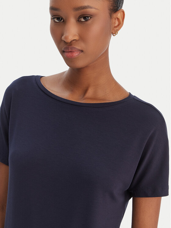 Marella Marella T-Shirt Emme by Marella Fervida 2615971021 Σκούρο μπλε Regular Fit
