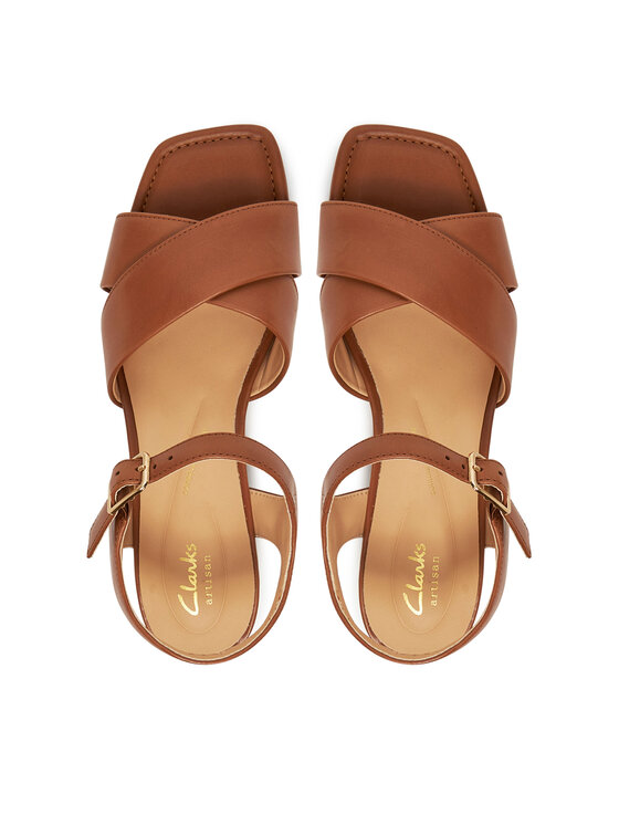 Clarks Sandali Clarks Serina35 Cross 26181346 Marrone