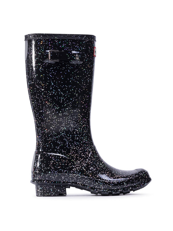 Hunter Гумові чоботи Hunter Org Kids Giant Glitter Boots JFT6075RGT Чорний