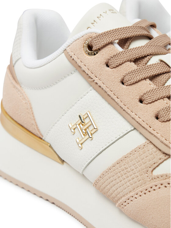 Tommy Hilfiger Sneakersy Tommy Hilfiger Th Fashion Runner FW0FW08475 Béžová