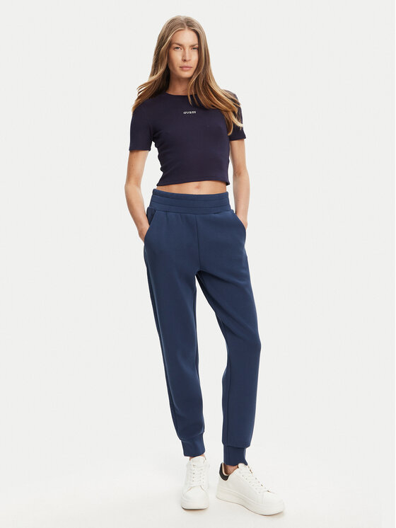 Guess Guess Футболка V5YP08 K8RT2 Cиній Slim Fit