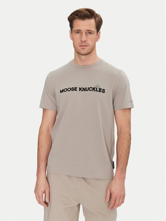 Moose Knuckles Moose Knuckles Póló Conway M15MT760 Szürke Regular Fit
