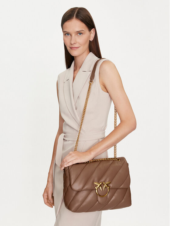 PINKO Torbica PINKO Love Big Puff Cl . AI 23-24 PLTT 100037 A0F2 Smeđa