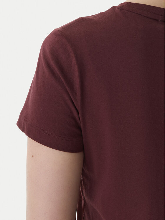 BOSS BOSS Футболка Elove 50554696 Бордовий Slim Fit
