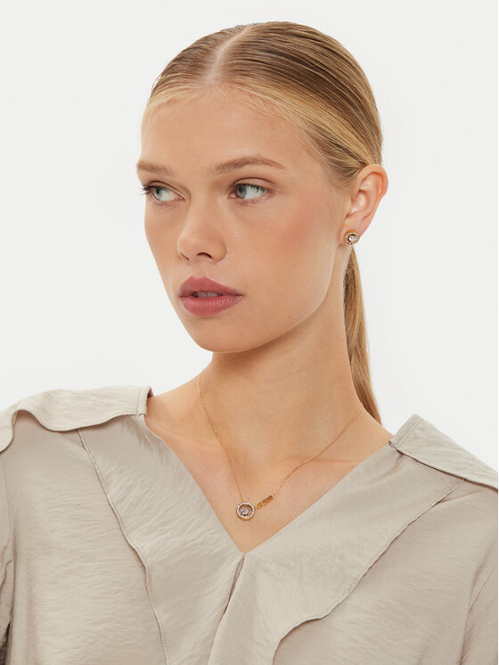 Guess Kolczyki Guess JUBE04 669JW Złoty