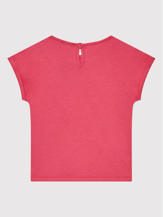 United Colors Of Benetton United Colors Of Benetton Футболка 3096G102W Рожевий Regular Fit