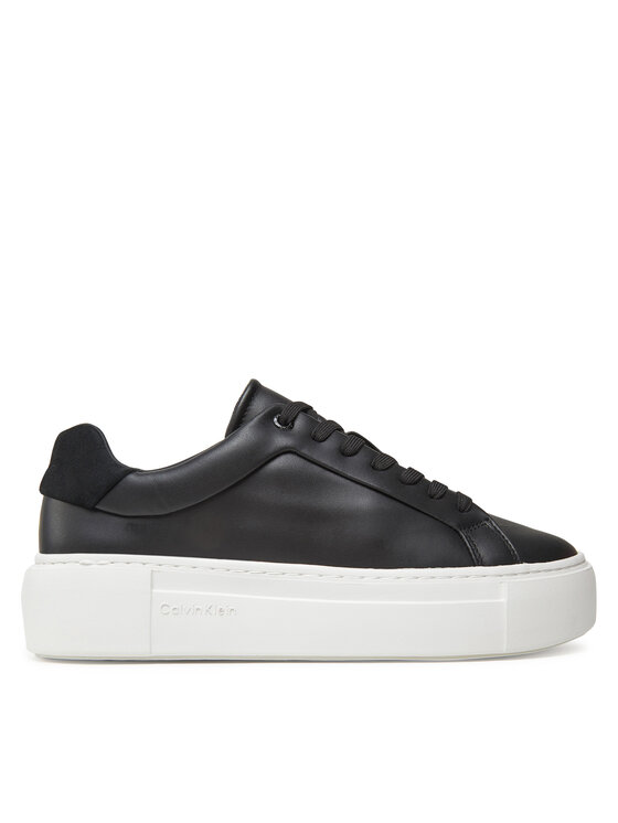 Calvin Klein Sneakers Calvin Klein Ff Cupsole Lace Up Lth HW0HW02570 Negru