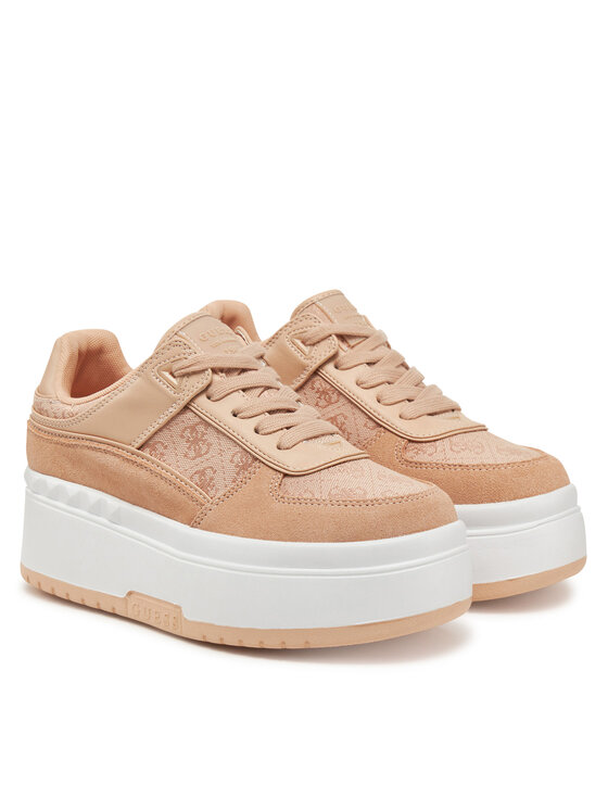 Guess Sneakersy Guess FLPR2D FAL12 Beżowy