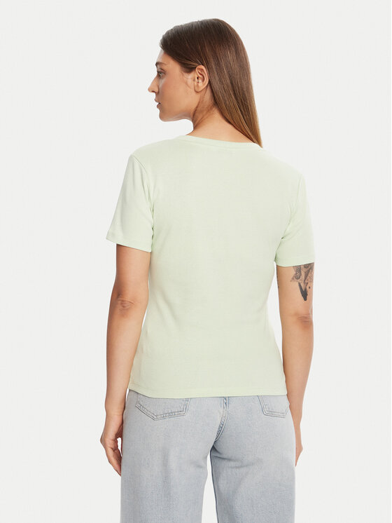 Tommy Hilfiger Tommy Hilfiger Camiseta New Cody WW0WW40584 Verde Slim Fit