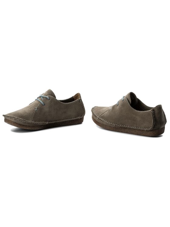 Clarks Poltopánky Clarks Janey Mae 261323394 Sivá
