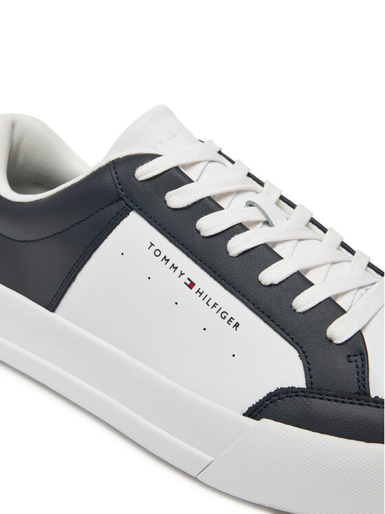 Tommy Hilfiger Sneakersy Tommy Hilfiger Th Court Mix Lth FM0FM05489 Barevná