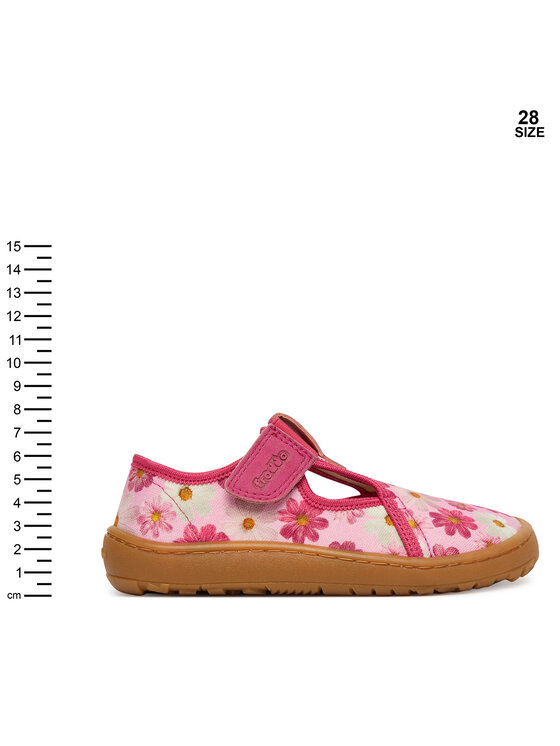 Froddo Тапочки Froddo Barefoot Canvas T-Bar G1700439-4 S Рожевий