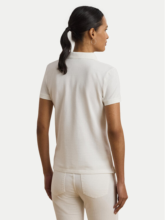 LAUREN RALPH LAUREN LAUREN RALPH LAUREN Поло 200966128001 Білий Slim Fit