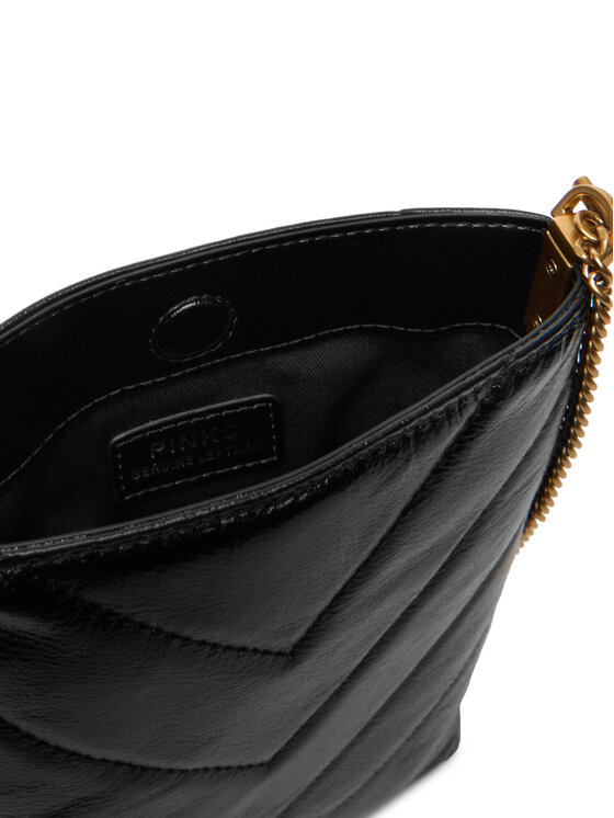 PINKO Torbica PINKO Flat Satchel AI 25-26 PCPL 105352 A2W2 Crna