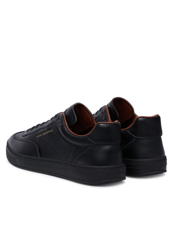 Tommy Hilfiger Αθλητικά Tommy Hilfiger Th Lo Lux Lth Sneaker FM0FM05996 Μαύρο