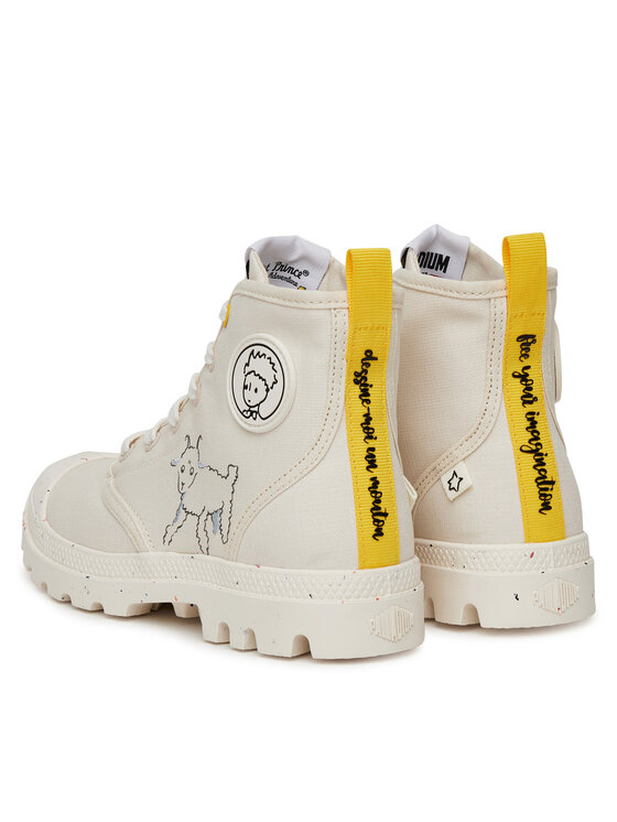 Palladium Žygio batai Palladium Pampa-Petit Prince 74449-180-M Balta
