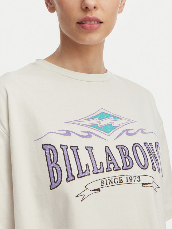 Billabong Billabong Camiseta Wave Out EBJZT00481 Blanco Loose Fit