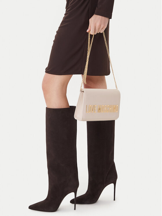 LOVE MOSCHINO Torbica LOVE MOSCHINO JC4103PP0NKD0110 Krem