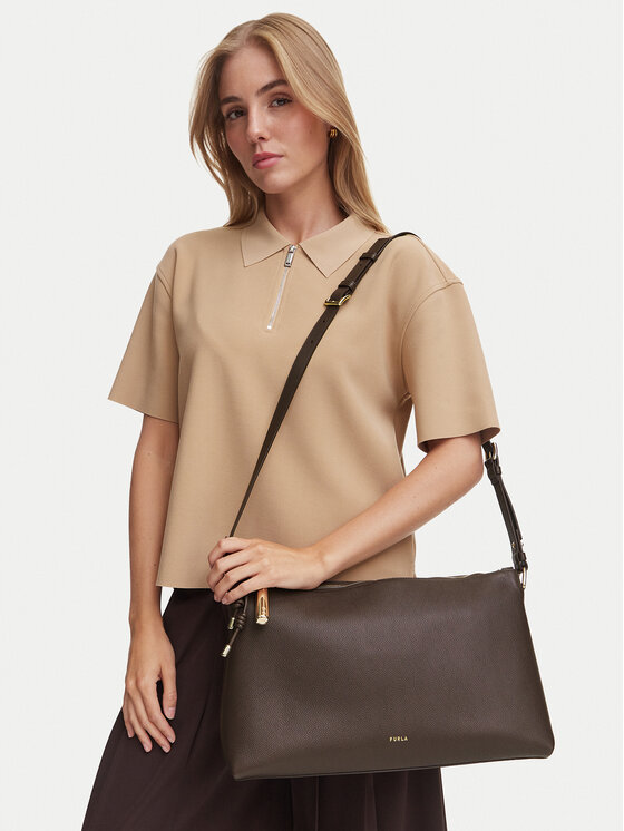 Furla Torebka Furla Debby M WB02006 BX3353 CN 2460S Brązowy ciemny