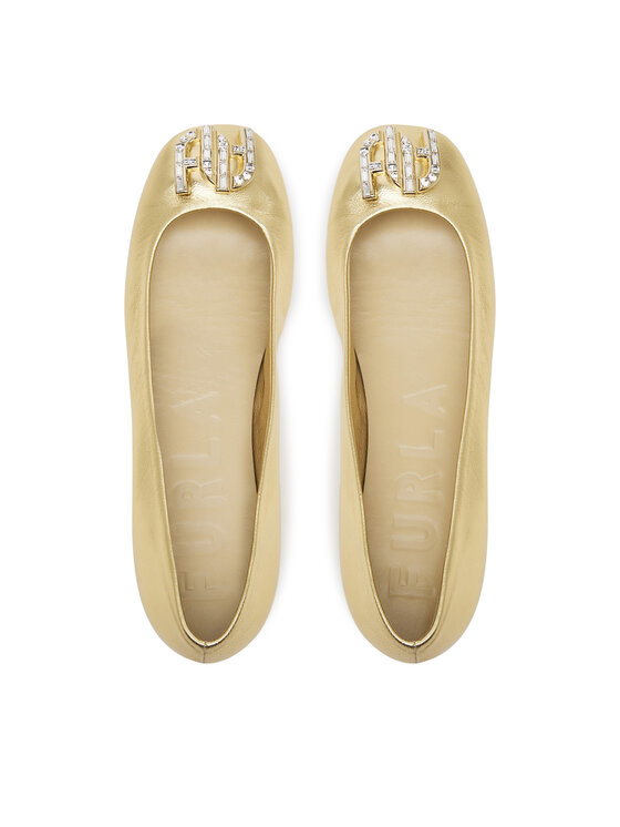 Furla Балетки Furla Ballet Ballerina YJ02BAL 5R0000 2613S Золотий