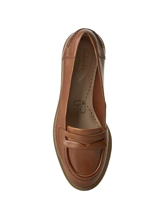 Clarks Nizki čevlji Clarks Griffin Milly 261201484 Rjava