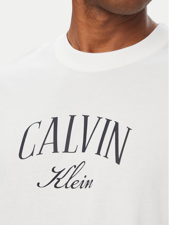 Calvin Klein Jeans Calvin Klein Jeans Camiseta Seasonal Graphic LV04RH813G Blanco Relaxed Fit