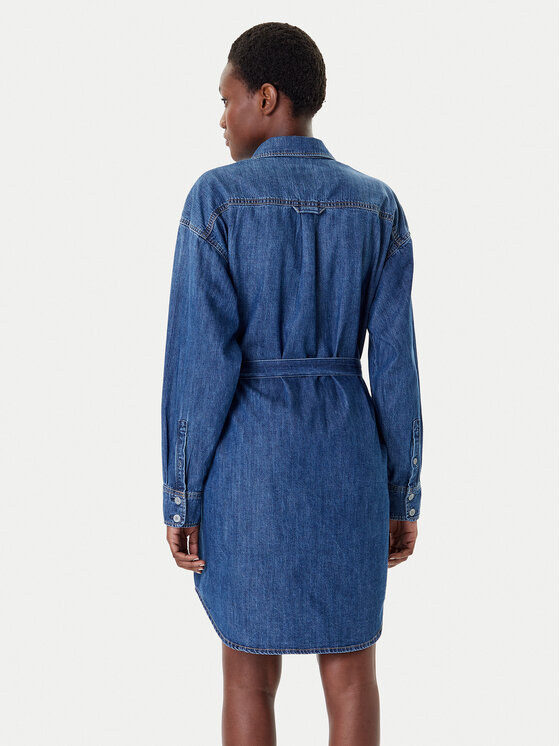 G-STAR G-STAR Vestido vaquero D26814-D252 Azul marino Regular Fit