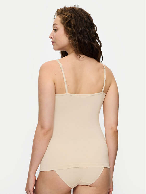 Triumph Triumph Top Sense Of Modal 10224795 Écru Slim Fit