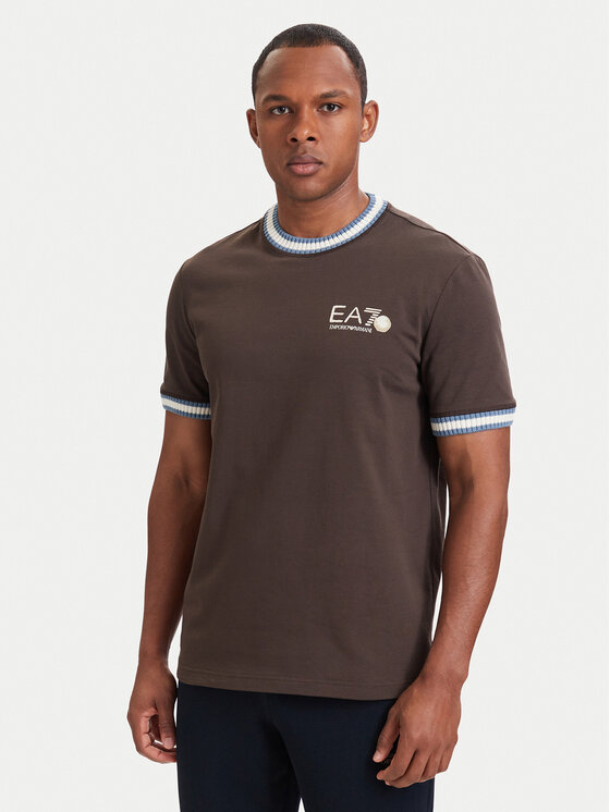 EA7 Emporio Armani EA7 Emporio Armani Camiseta 7M002131 AF12957 U6027 Marrón oscuro Regular Fit