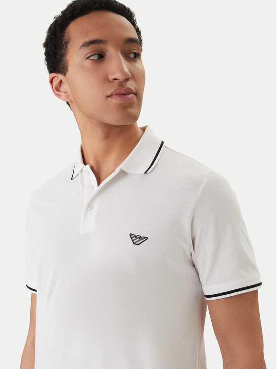 Emporio Armani Emporio Armani Polo EM001380 AF20424 U0002 Blanco Regular Fit