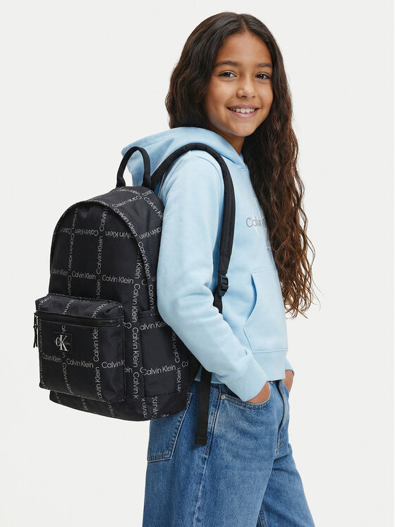 Calvin Klein Jeans Mochila Calvin Klein Jeans City Grid Aop IU0IU00711 Negro