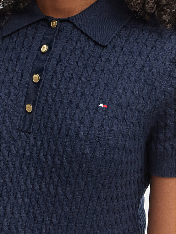 Tommy Hilfiger Tommy Hilfiger Polo WW0WW41474 Blu scuro Regular Fit