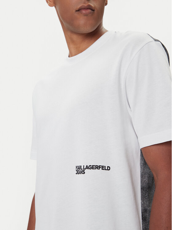Karl Lagerfeld Jeans Karl Lagerfeld Jeans Camiseta A4M17030 Blanco Relaxed Fit
