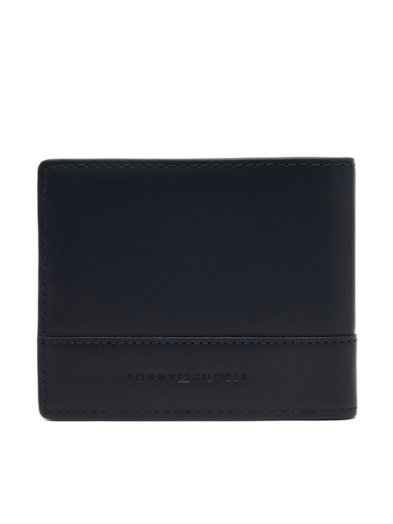 Tommy Hilfiger Peňaženka Tommy Hilfiger Th Corp Mini Cc Wallet AM0AM13244 Tmavomodrá