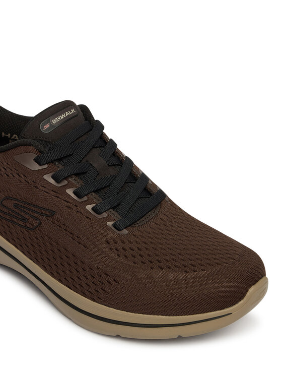 Skechers Sneakersy Skechers Go Walk Arch Fit 2.0 - Percy 216812 Brązowy ciemny