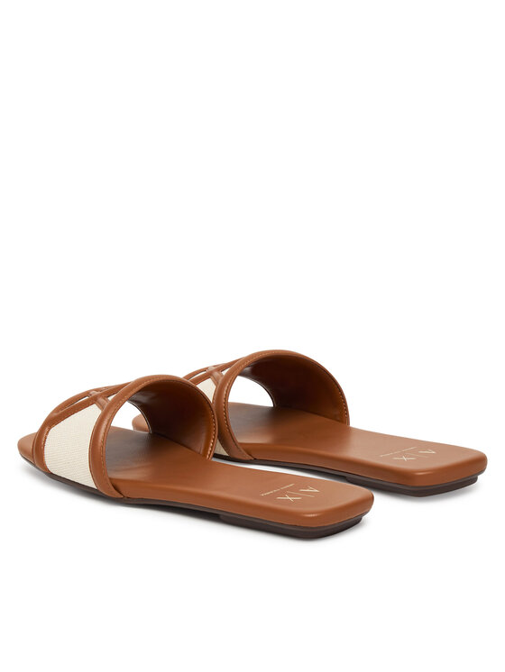 Armani Exchange Шльопанці Armani Exchange XW002568 AF22752 MZ767 Коричневий