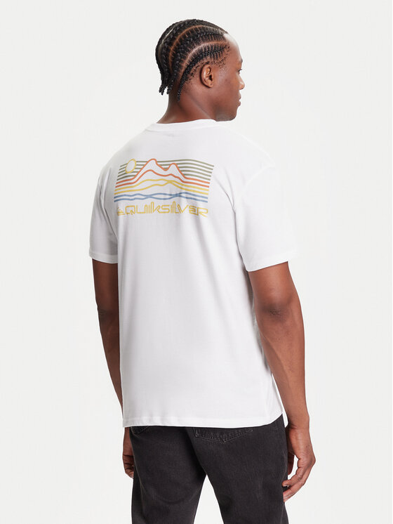 Quiksilver Quiksilver Camiseta Light Waves Ss EQYZT08175 Blanco Comfort Fit