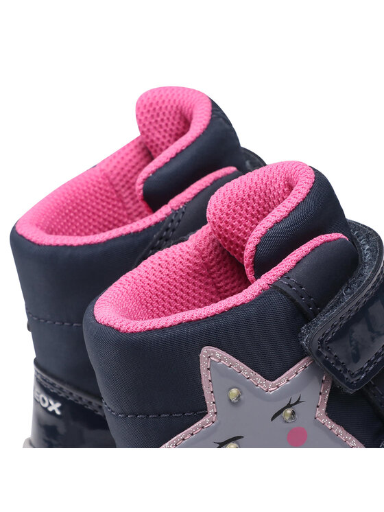 Geox Snehule Geox B Flanfil G.B Abx A B163WA 050FU C4268 M Tmavomodrá