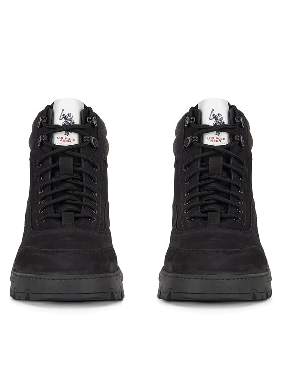 U.S. Polo Assn. Šnurovacia obuv U.S. Polo Assn. JAMIE001M/DL1 Čierna