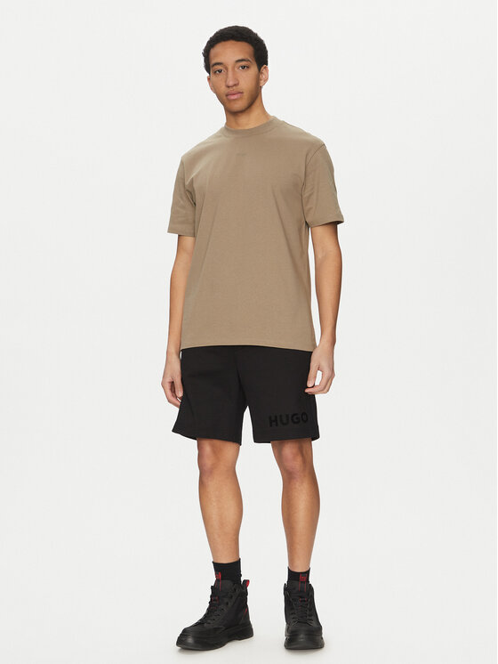HUGO HUGO Camiseta Dapolino 50488330 Marrón Relaxed Fit