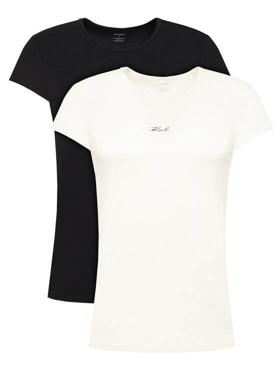 KARL LAGERFELD KARL LAGERFELD Conjunto de camisetas B3W47010 De color Slim Fit