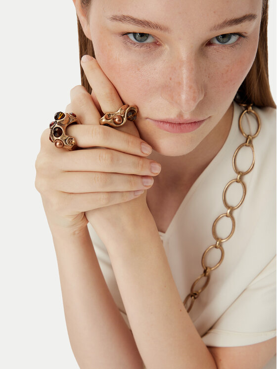 Weekend Max Mara Naszyjnik Weekend Max Mara Aderire 2625756124650 Złoty