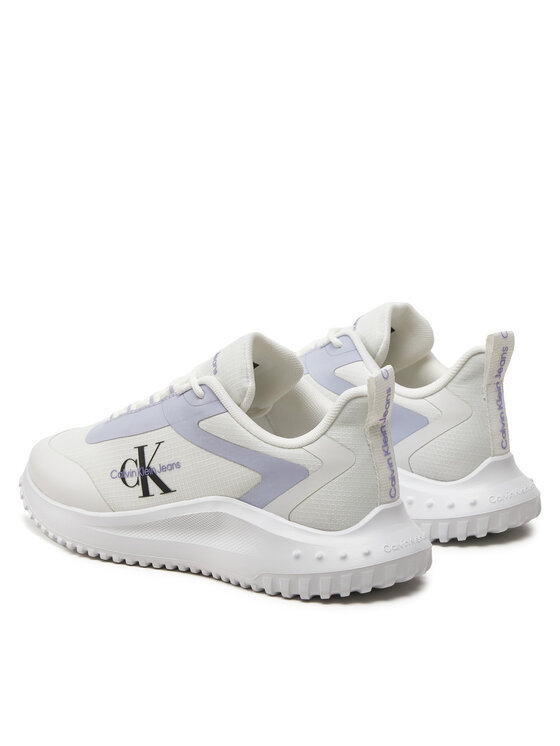 Calvin Klein Jeans Αθλητικά Calvin Klein Jeans Eva Runner Low Lace Mix Ml Wn YW0YW01442 Λευκό