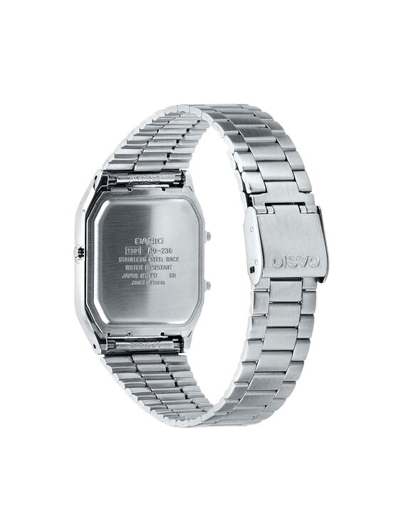 Casio Hodinky Casio AQ-230A-1DMQYES Strieborná