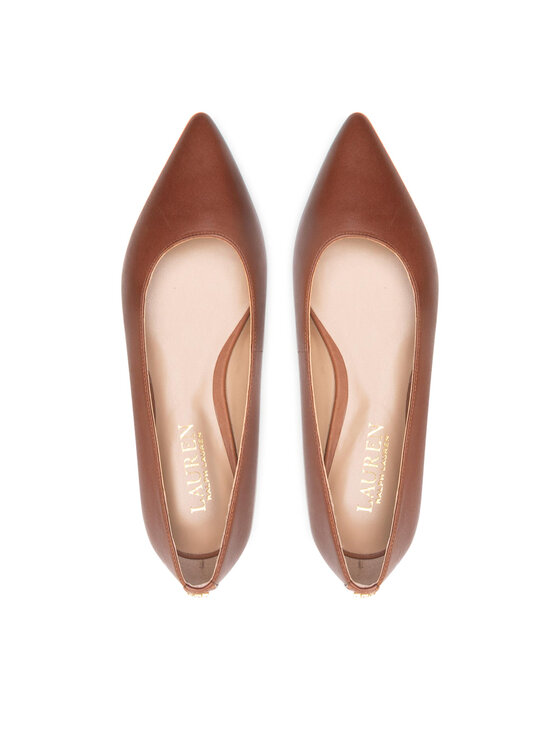 LAUREN RALPH LAUREN Balerinke LAUREN RALPH LAUREN Londyn 802862706002 Smeđa