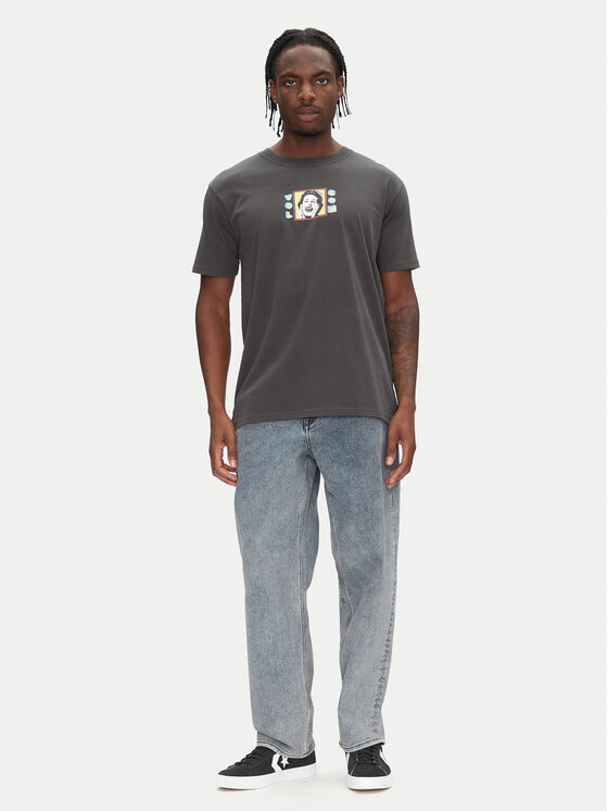 Volcom Volcom T-shirt Space Thing A5212502 Siva Classic Fit