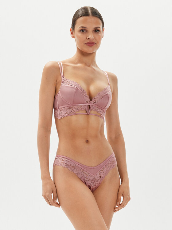 Hunkemöller Hunkemöller Reggiseno Bralette Lainey 205443 Rosa